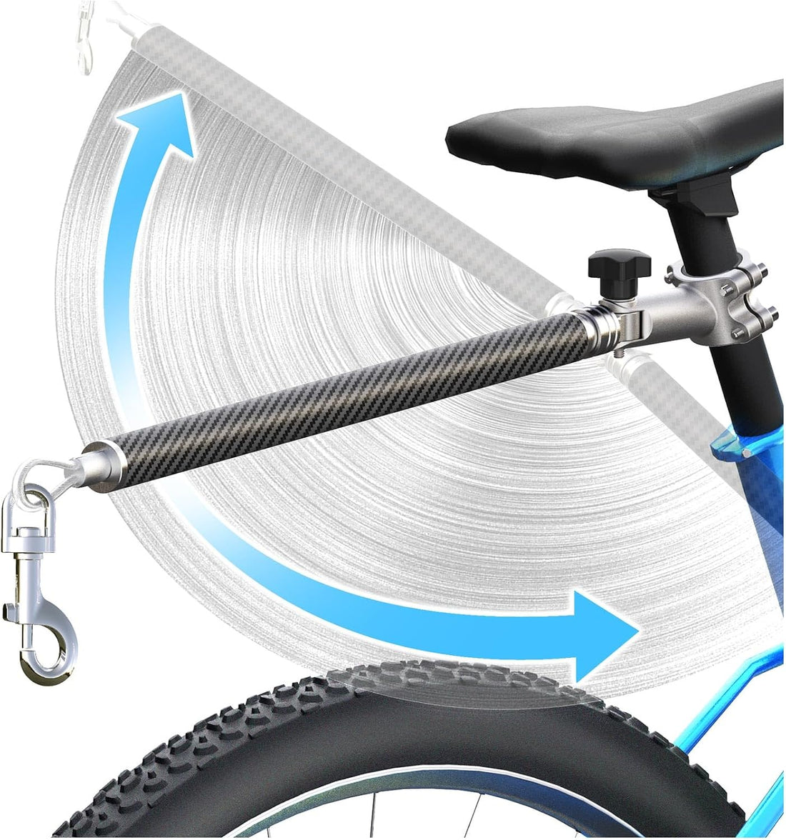 Hands-Free Bicycle Dog Leash for Cycling