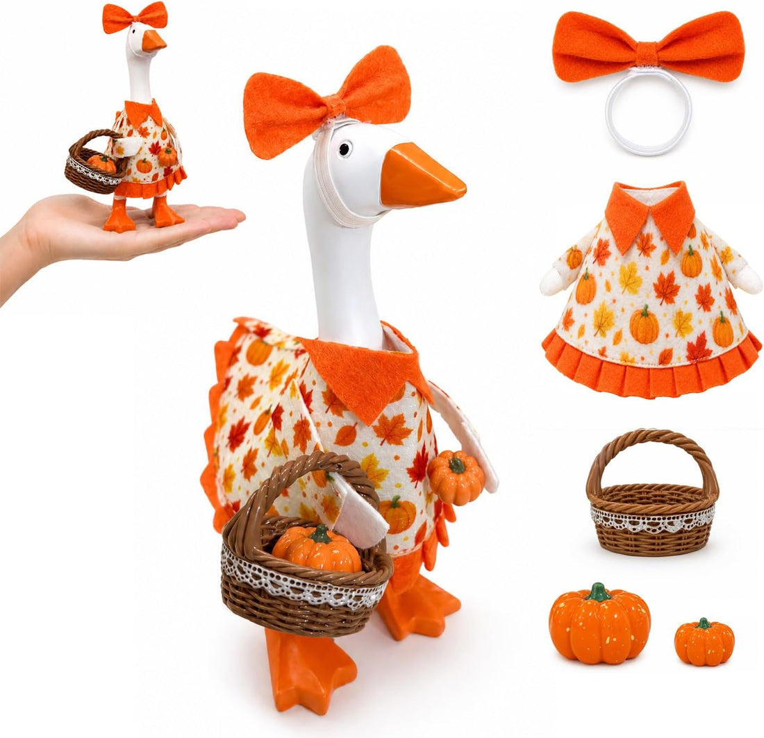 Desk Goose Outfits 7 inches, New Year's Eve Mini Desktop Goose Cloth