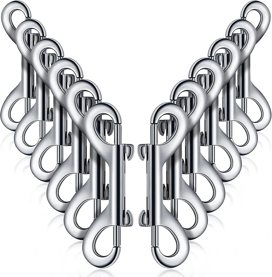 BBTO 12 Pcs Double Ended Bolt Snap Hooks for Dog Leash Horse,3.5 Inch