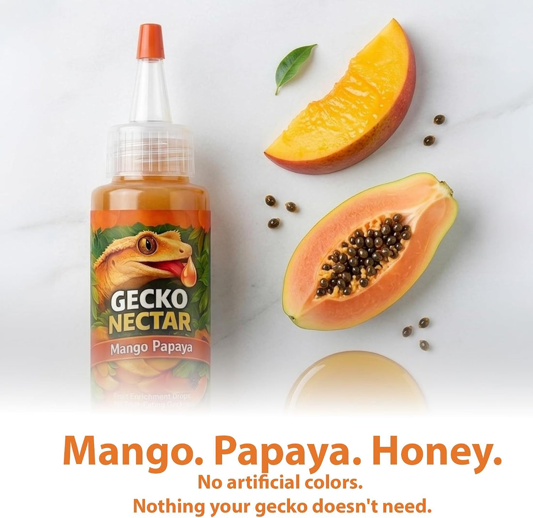 CTWPets Liquid Crested Gecko Treat & Food Topper, Mango Papaya