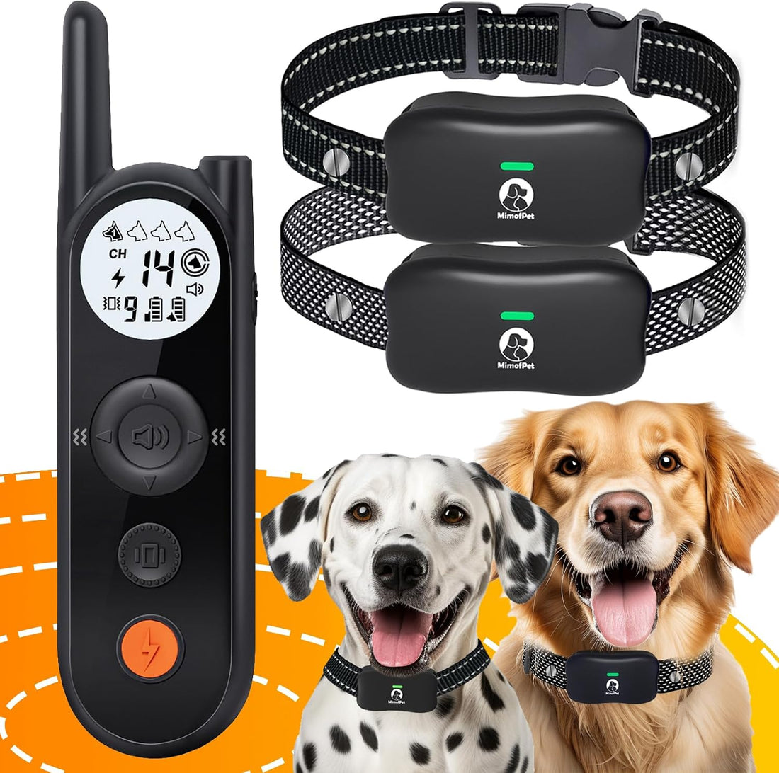 MIMOFPET Wireless Dog Fence for 2 Dogs