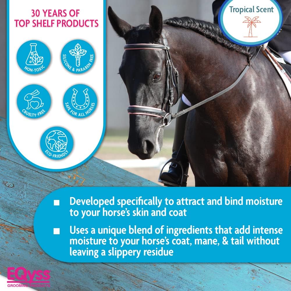 EQyss Premier Equine Horse Spray - Moisturizes Skin and Coat