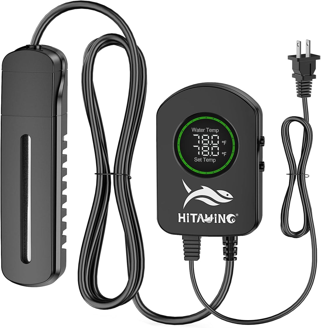 HiTauing Aquarium Heater, 100W/200W/300W/500W Fish Tank Heater