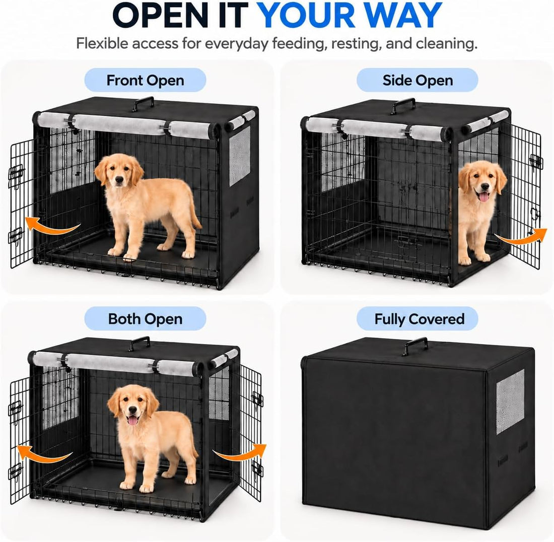 36inch Dog Crate Cover,Insulated Dog Crate Cover,with Frost-proof