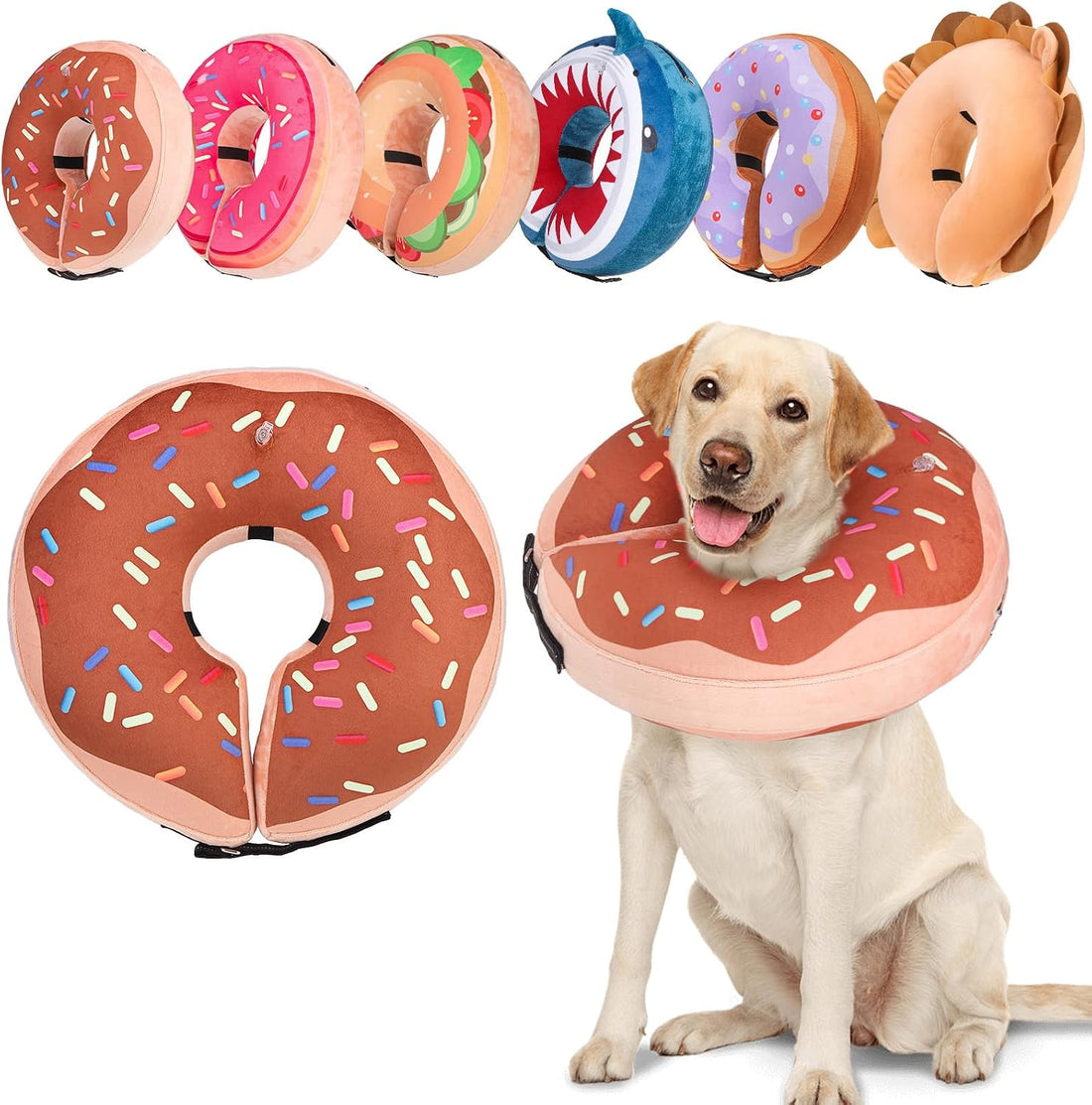 BEAUTYZOO Dog Cone Collar Alternative After Surgery,Pet Neck Donut
