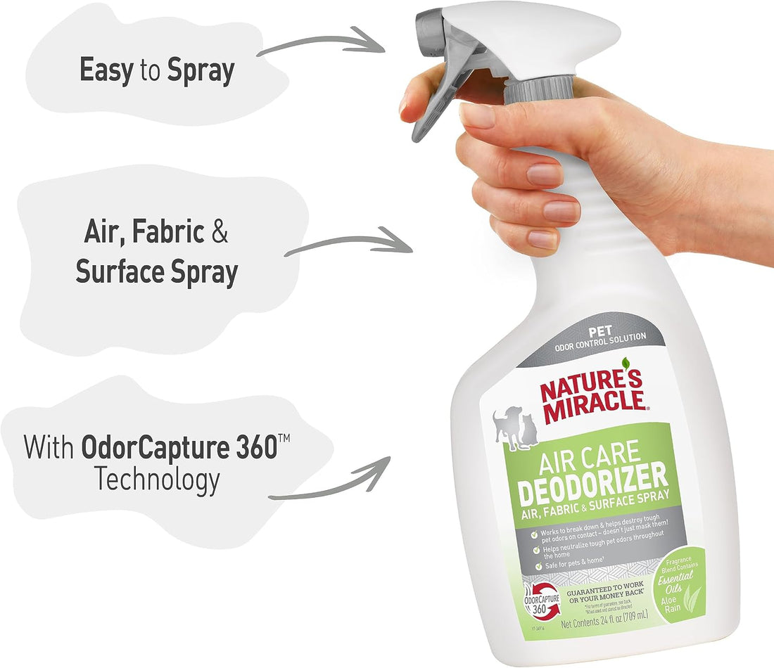 Nature's Miracle Air Care, Fabric and Surface Spray Aloe Rain Scent