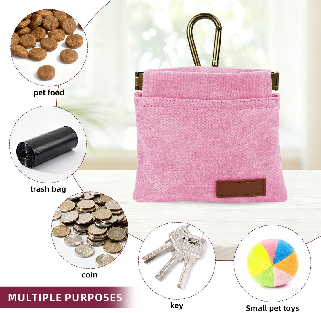 1 Pcs Pocket Pet Training Pouch,Dog Treat Pouch