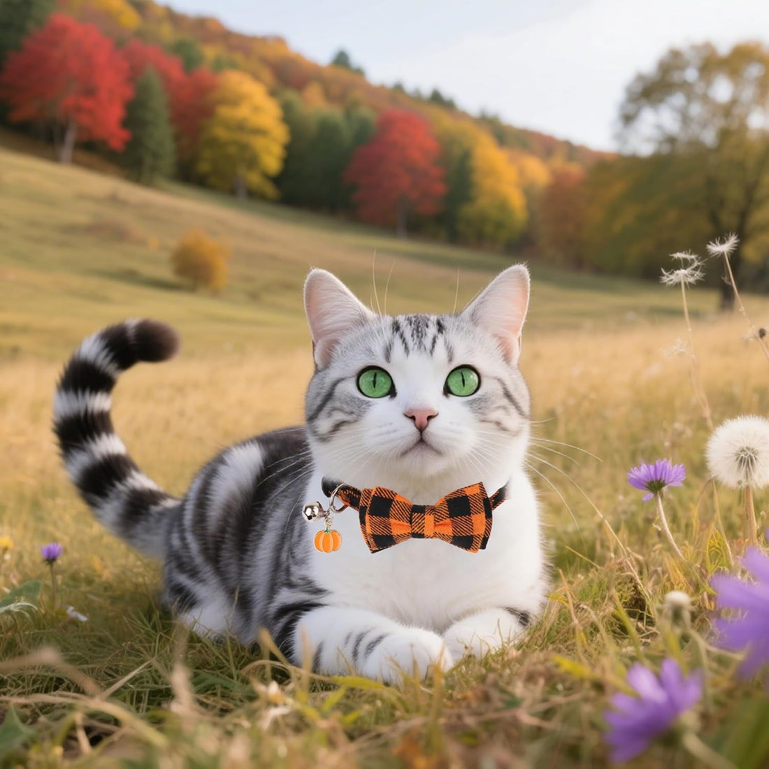 ADOGGYGO Fall Cat Collar Breakaway