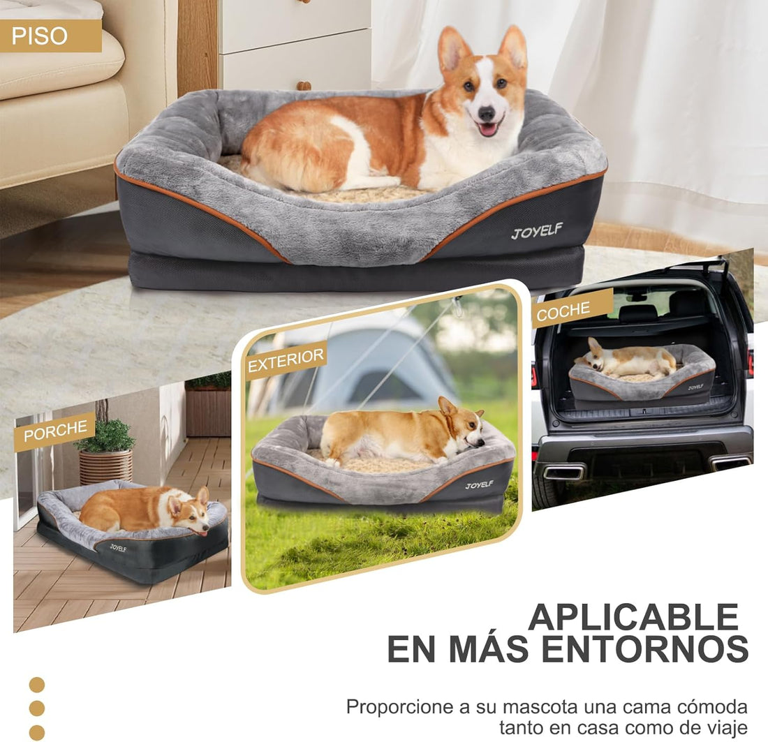 JOYELF Medium Memory Foam Dog Bed Orthopedic Dog Bed & Sofa
