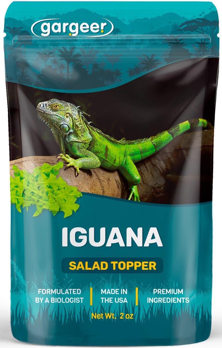 Gargeer 2oz Grassland Tortoise Salad Topper. Enhanced Appetite