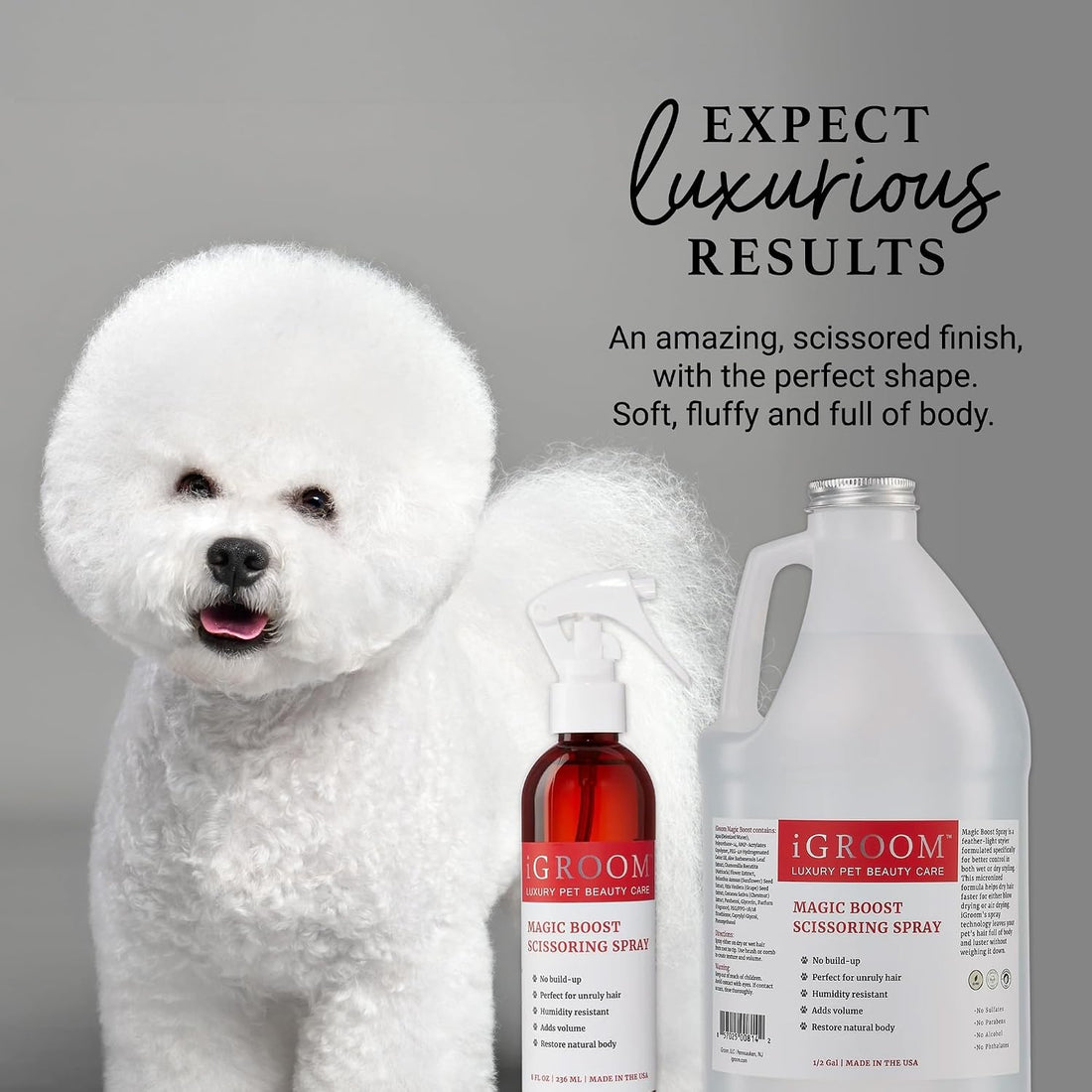 iGroom Magic Boost Dog Scissoring Spray, Luxury Pet Beauty Care