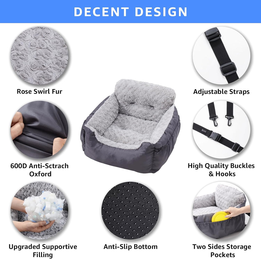 Oiilores Dog Car Seat for Small Dogs