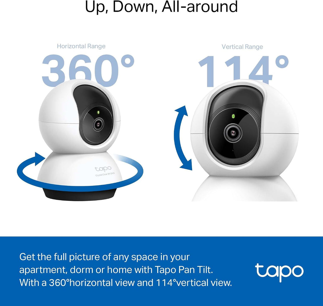 TP-Link Tapo 2K QHD Pan/Tilt Security Camera for Pet Camera