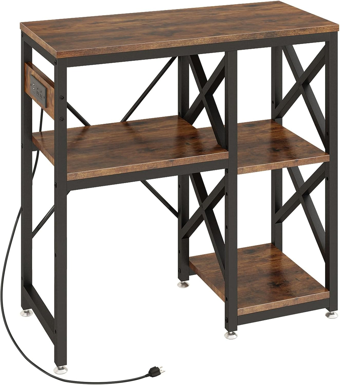 METYERRY 20-29-37 Gallon Fish Tank Stand with Power Outlet,Adjustable