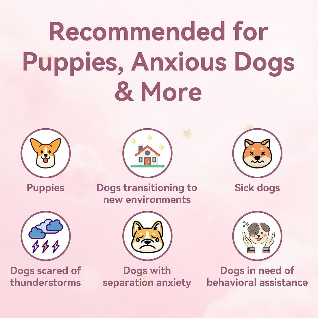 Moropaky Heartbeat Puppy Toy Dog Heartbeat Toy for Anxiety Relief