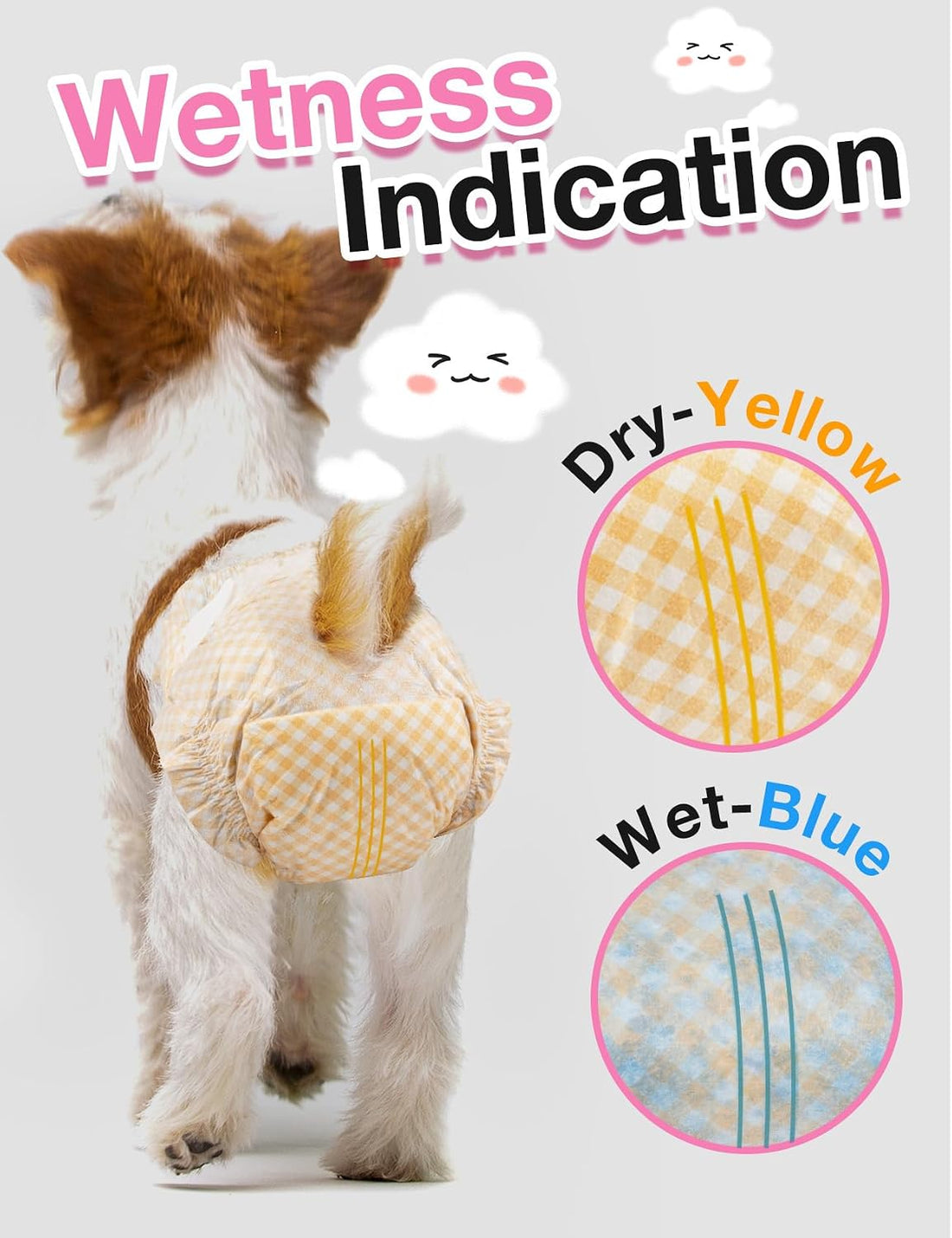 Dono Dog Diapers Female - 60 Pcs
