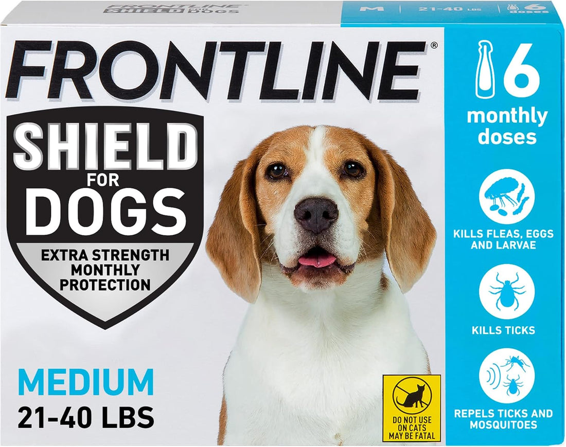 FRONTLINE Shield Flea & Tick Treatment for Medium Dogs 21-40 lbs.