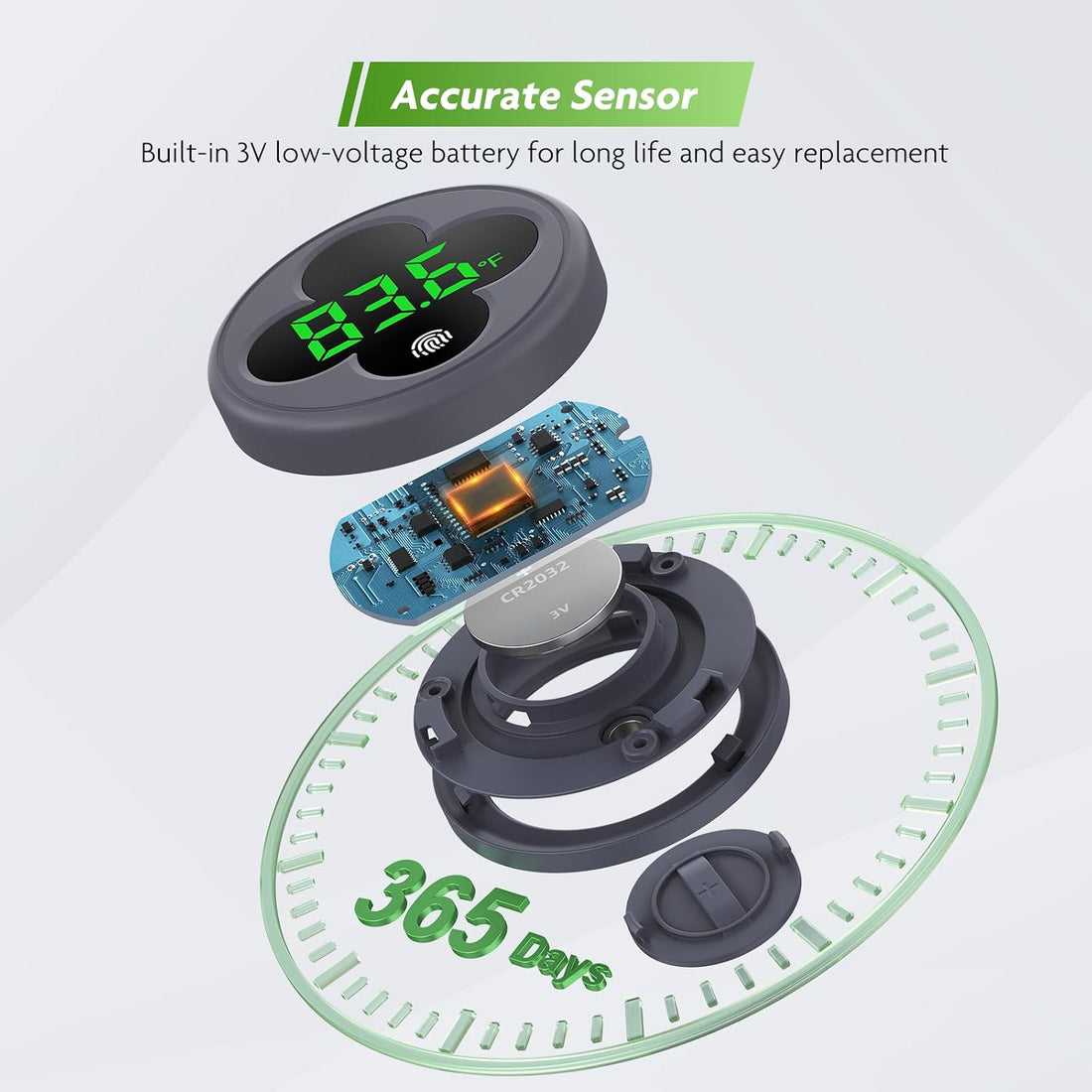 PAIZOO Wireless Aquarium Thermometer Accurate ±0.9℉