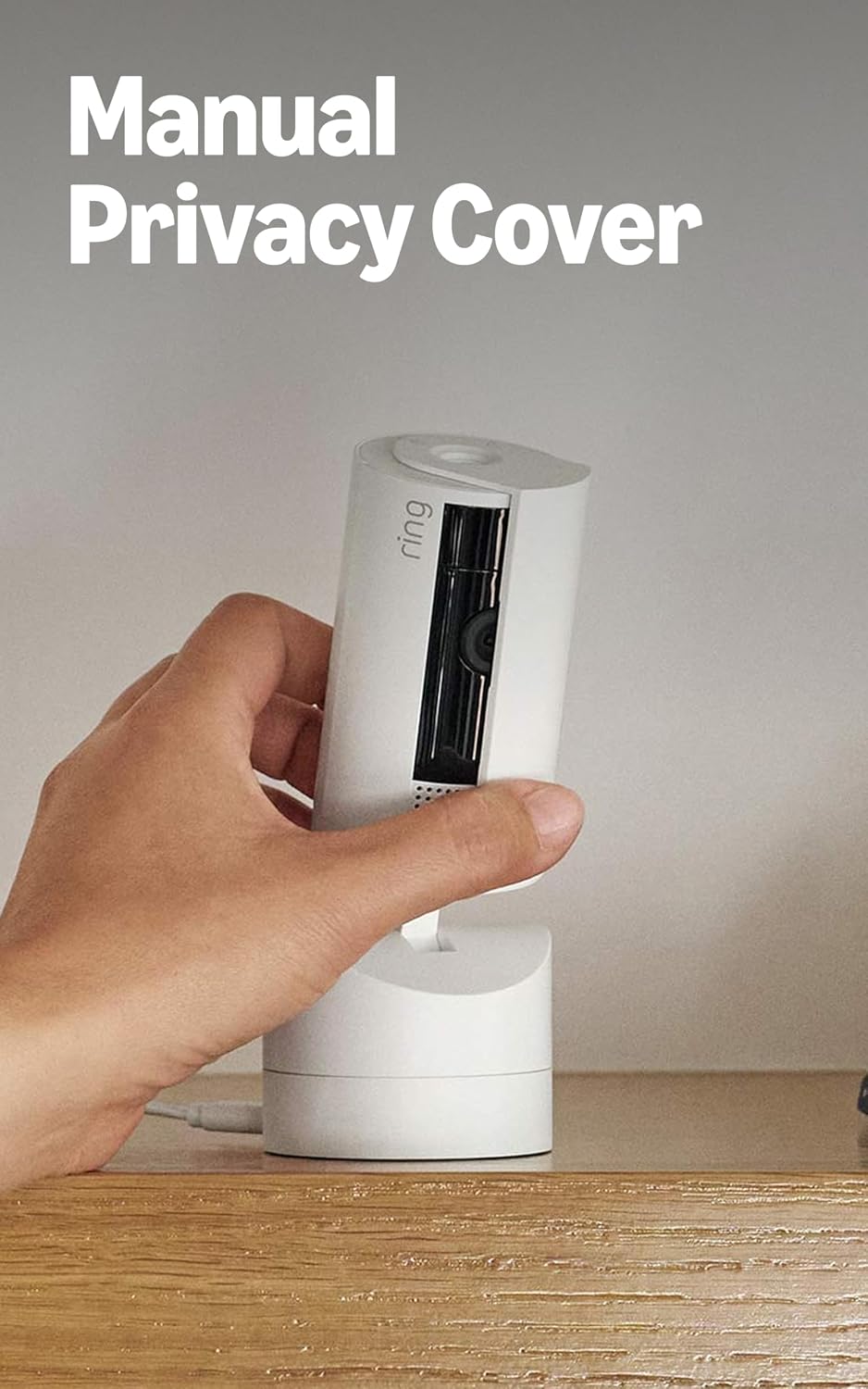 Ring Pan-Tilt Indoor Cam, White with Ring Indoor Cam (2nd Gen), White