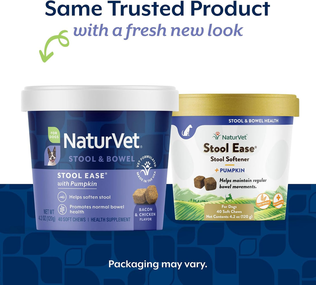 NaturVet – Stool Ease for Dogs – 40 Soft Chews