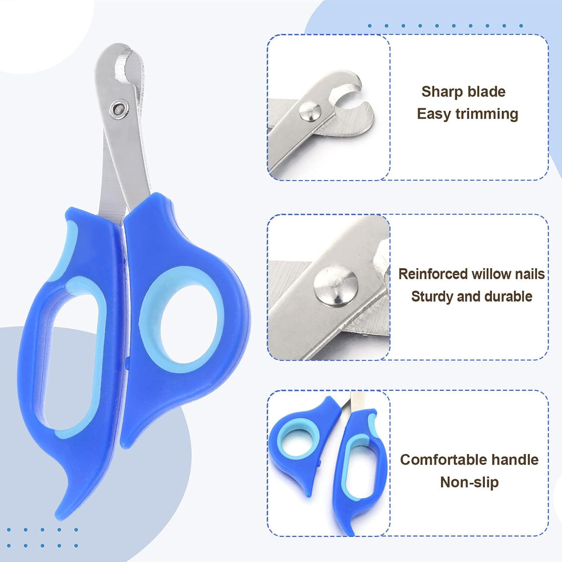 Bearded Dragon Nail Clippers,Stainless Steel Bearded Dragon