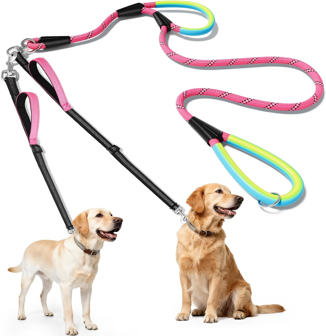 XiaZ Double Dog Leash for Two Dogs Perfect for Small Medium Dogs