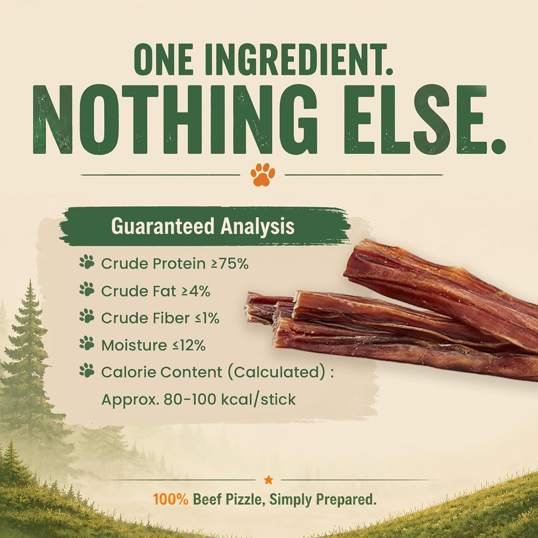Jungle Calling 7 Ct. Regular Bully Sticks 6"