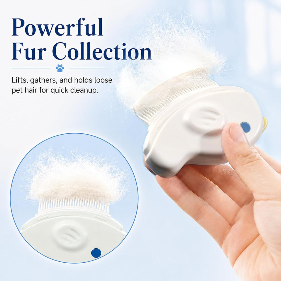 2 Pack Pet Eye Face Comb and Cat Shedding Brush for Dogs Cats