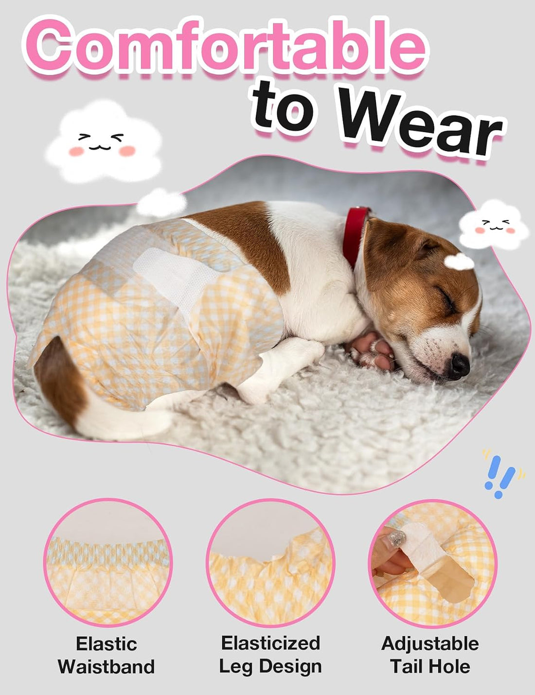 Dono Dog Diapers Female - 60 Pcs