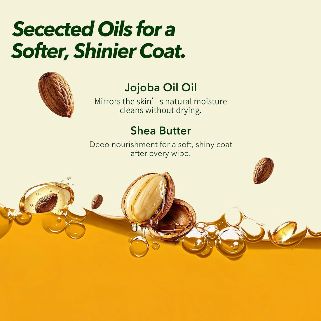 Hypoallergenic Dog & Cat Bathing Glove Wipes, 10 ct