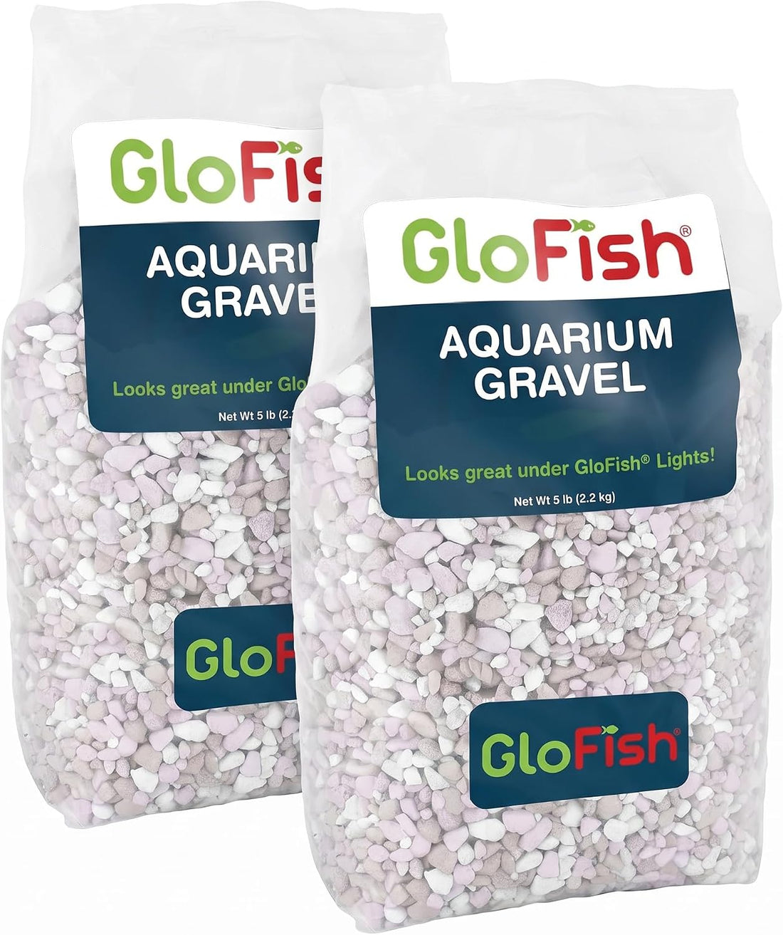 GloFish Aquarium Gravel, Pearlescent, 5 lbs