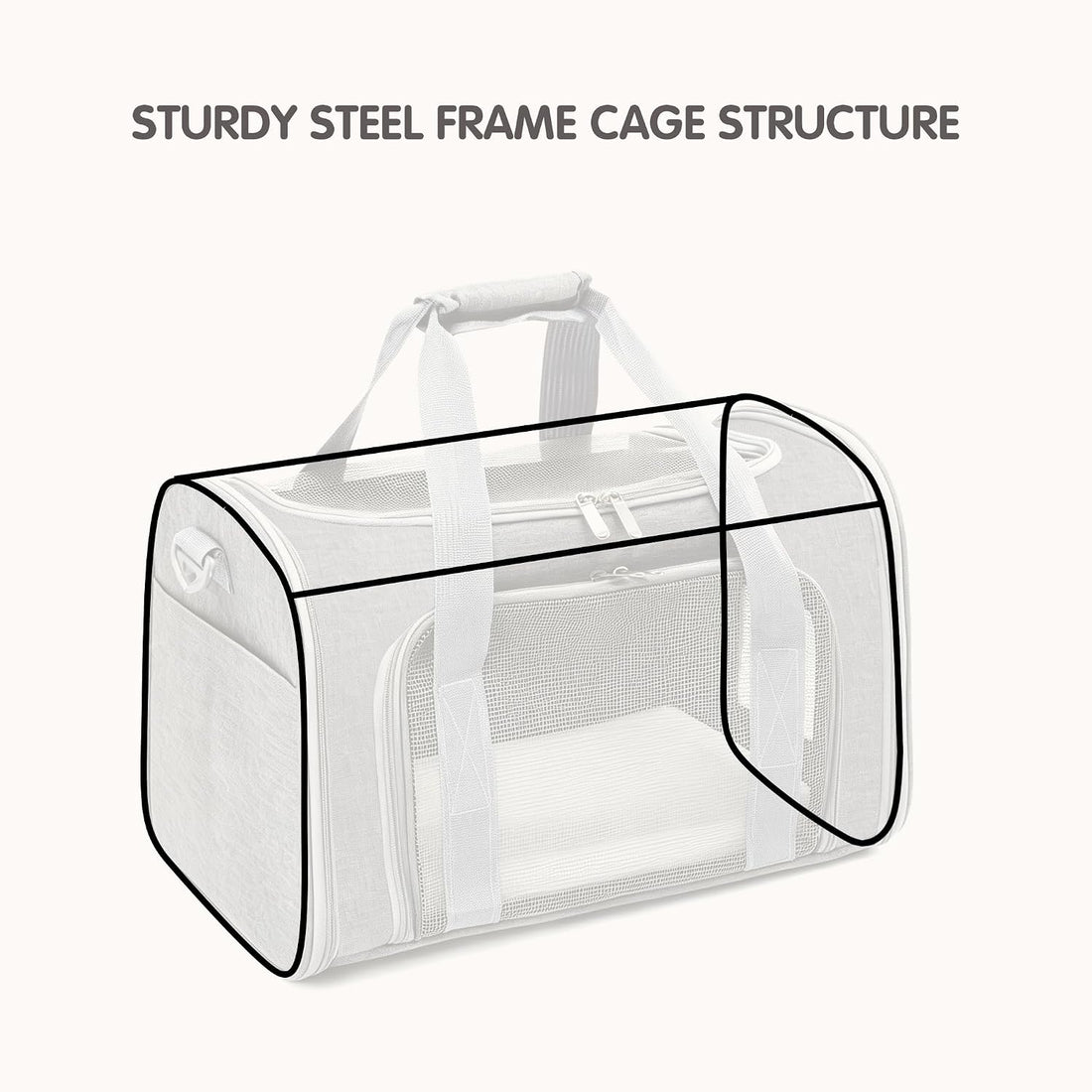 Soft Sided cat Carrier Bag Breathable Mesh Cat Dog Travel Carrier