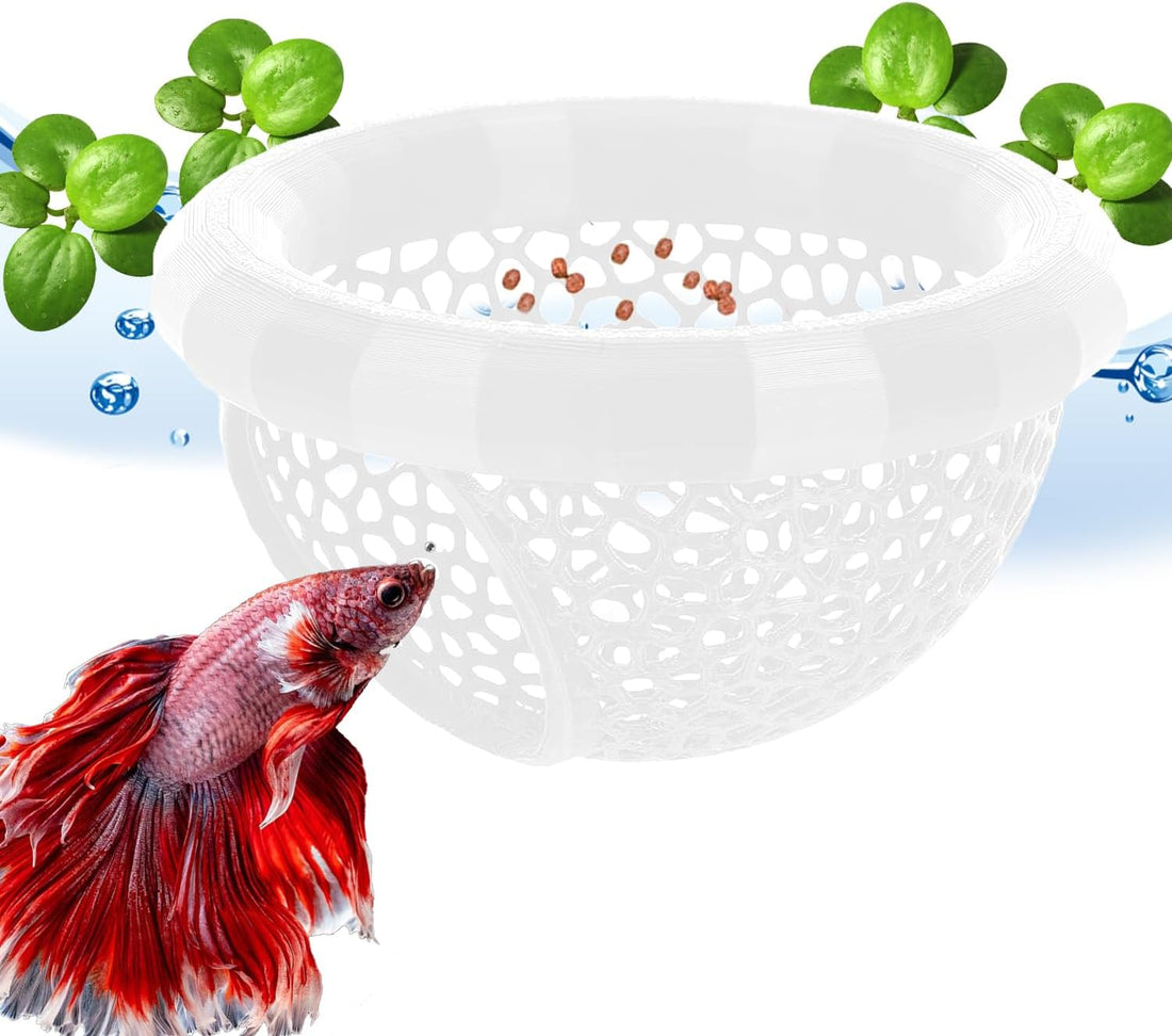 Floating Betta Hammock and Feeding Ring, Aquarium Beta Hideout, Cave