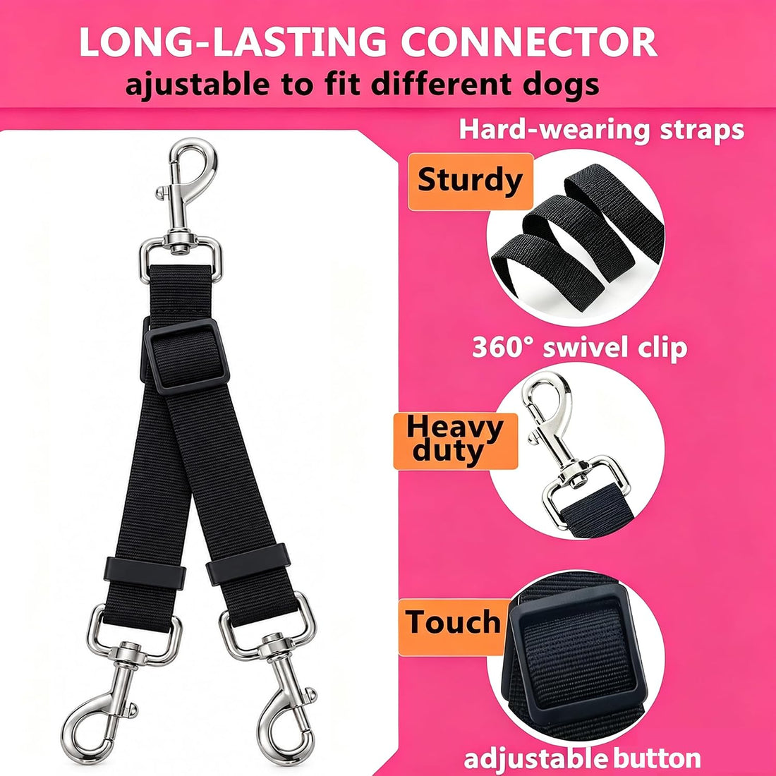 Dog Grooming Belly Band - Pet Grooming Belly Straps Pink Groomer