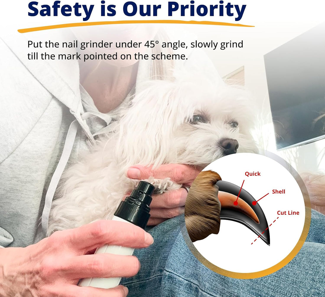 Save 10% on Silent Groom Pro Pet Nail Grinder + Replacement Drum