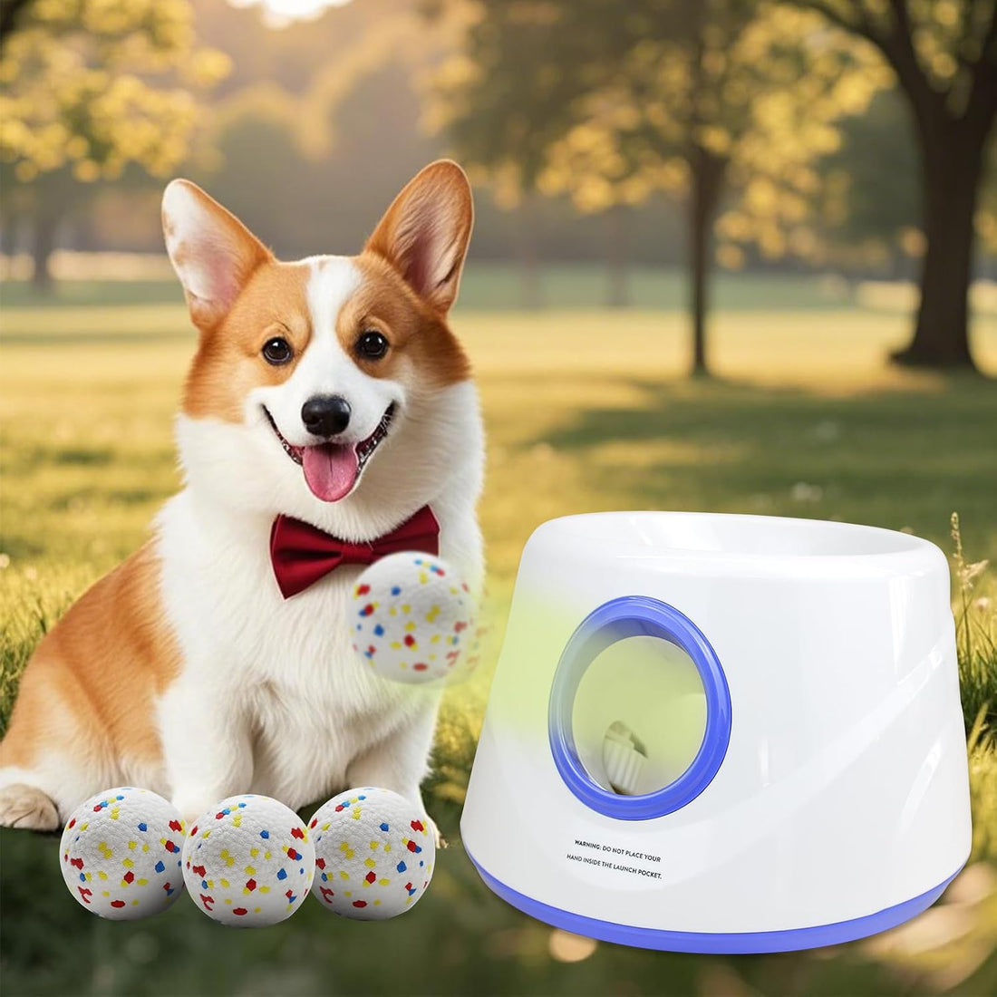 MEKAPLE Automatic Dog Ball Launcher