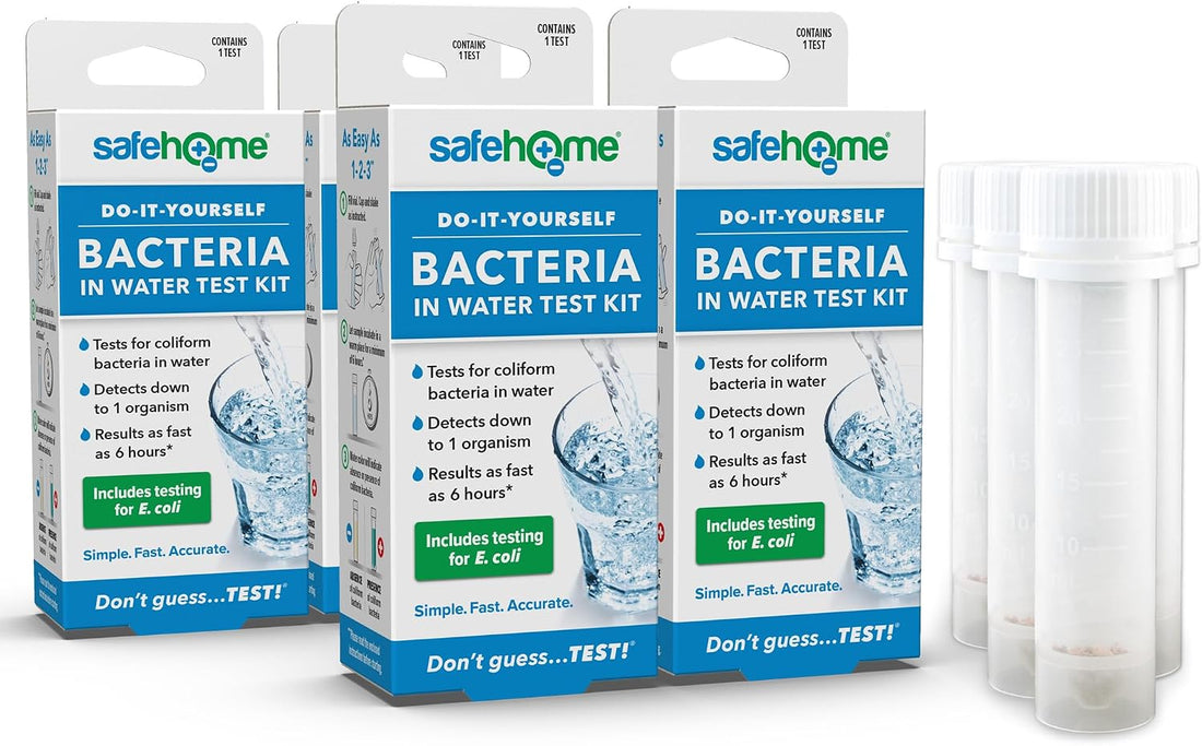 Safe Home DIY Bacteria in Water Test Kit (2 Pack)