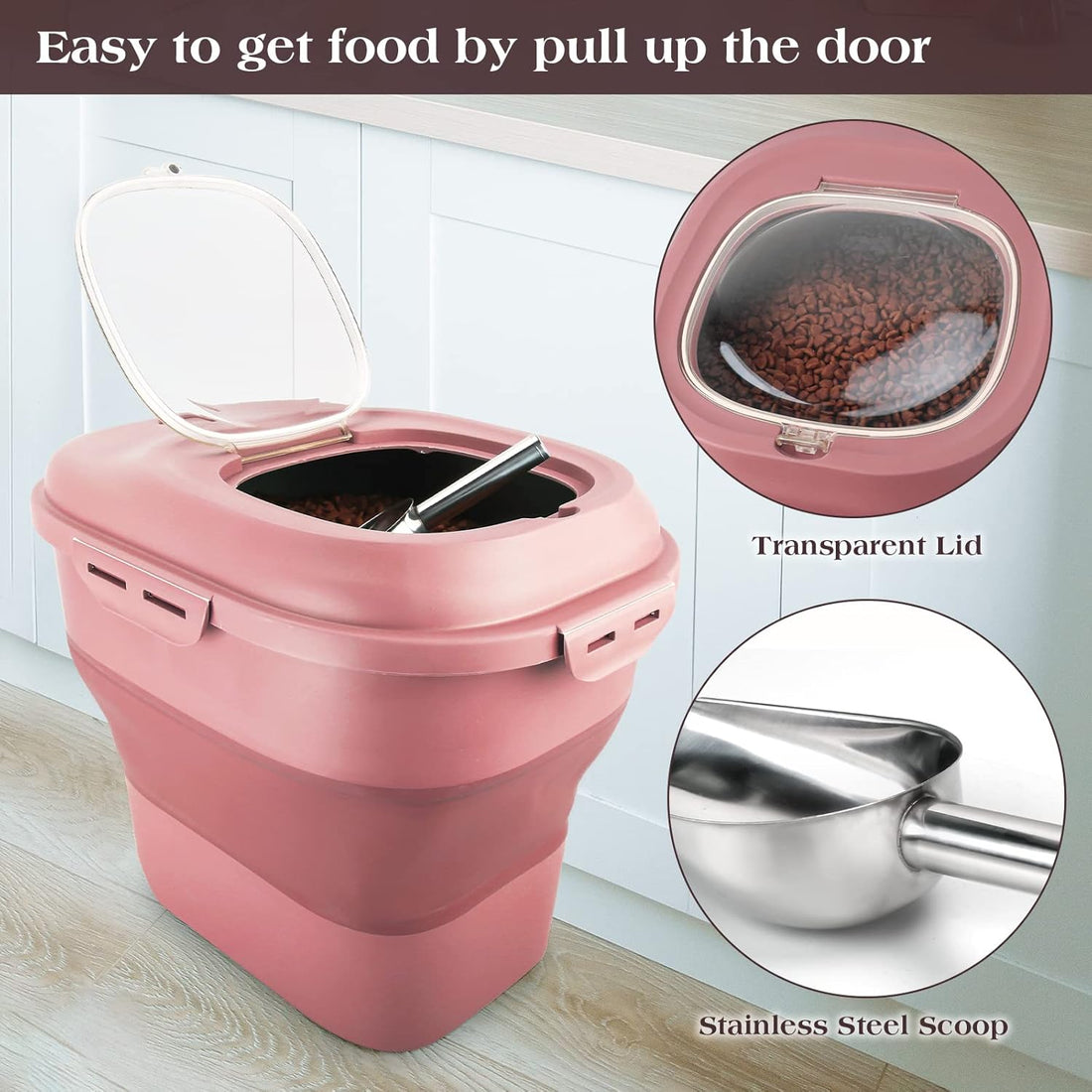 TIOVERY Dog Food Storage Container