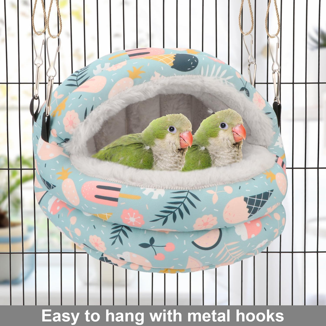Bird Nest House Winter Warm Bird Bed for Cage
