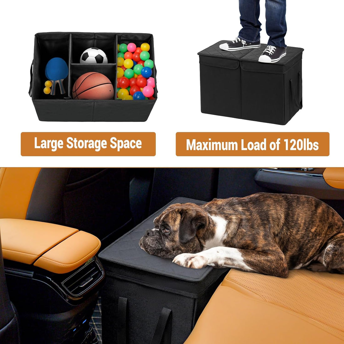 UNICITII Car Seat Extender for Large Dogs