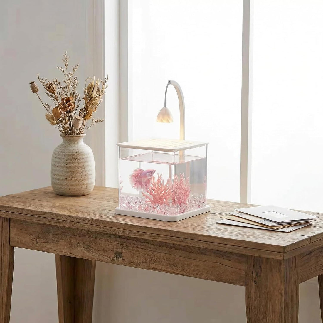 1 Gallon Fish Bowl for Centerpieces Small Fish Bowl Betta Tank