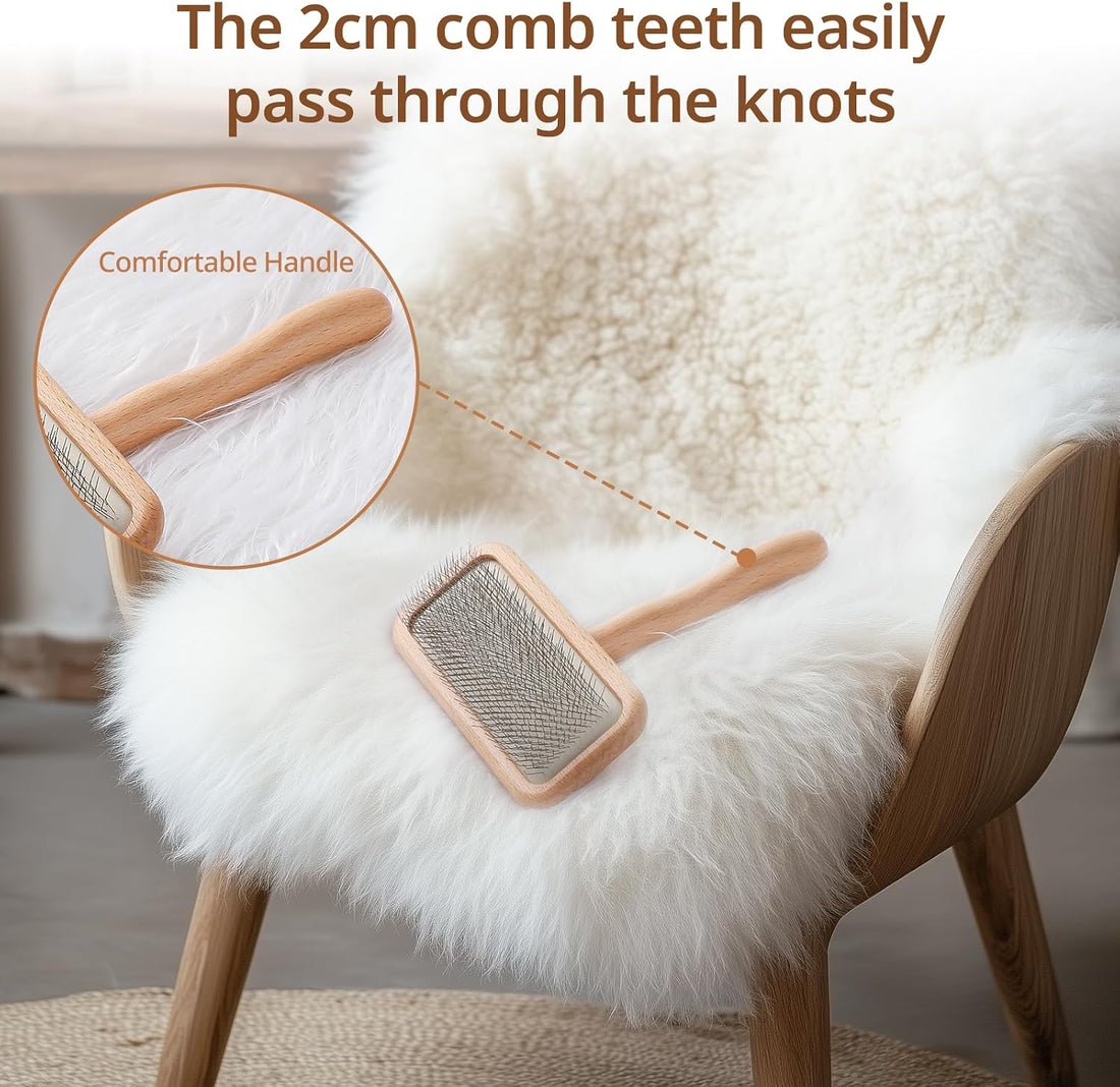 Haetyieh Sheepskin Wool Brush