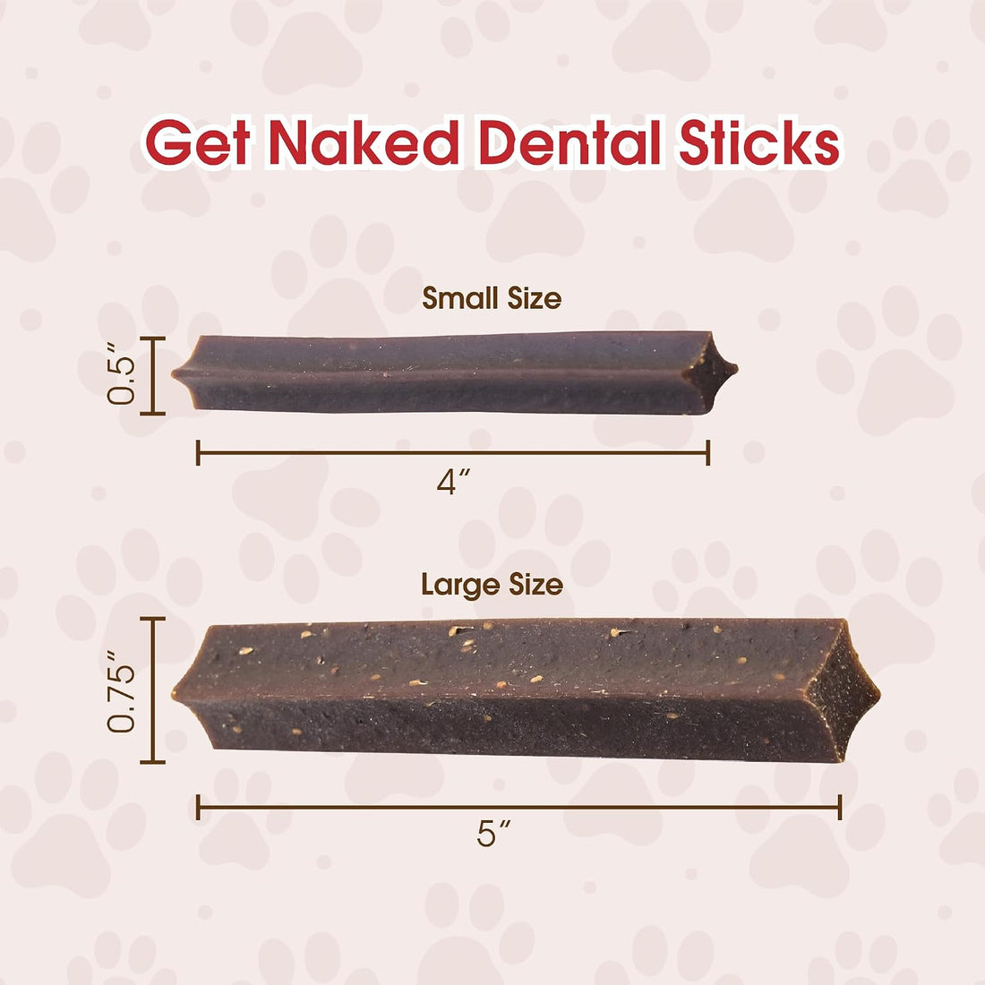 Get Naked Grain Free 1 Pouch 6.2 Oz Joint Health Dental Chew Sticks