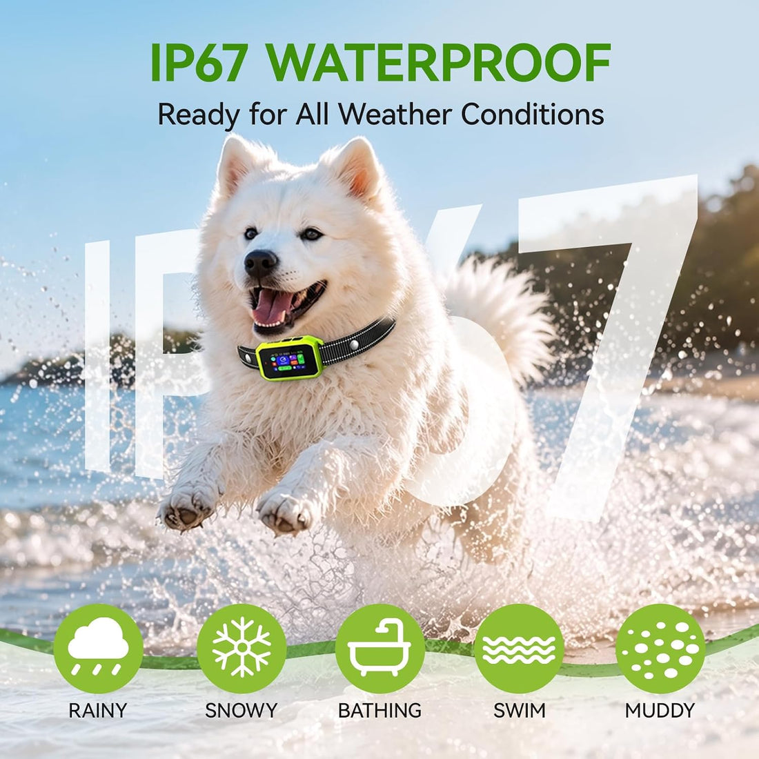 GPS Wireless Dog Fence, 2-1 Smart GPS Wireless Dog Fence& Training