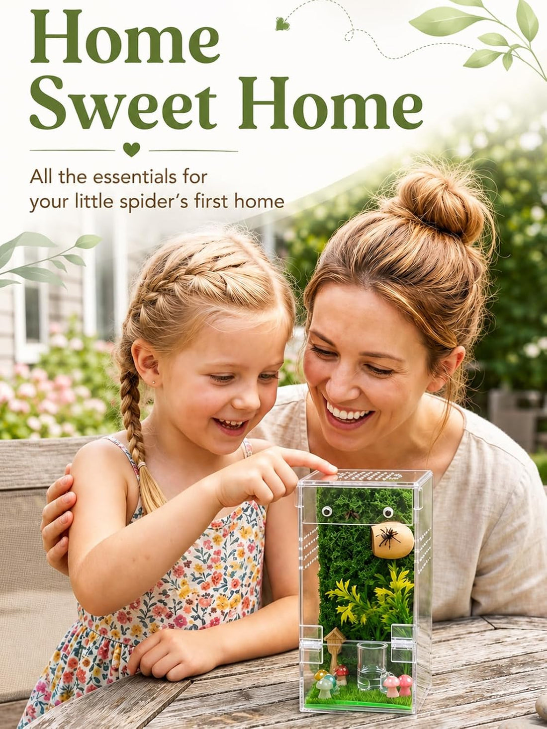 Escape-Proof One-Piece Jumping Spider Enclosure Accessories