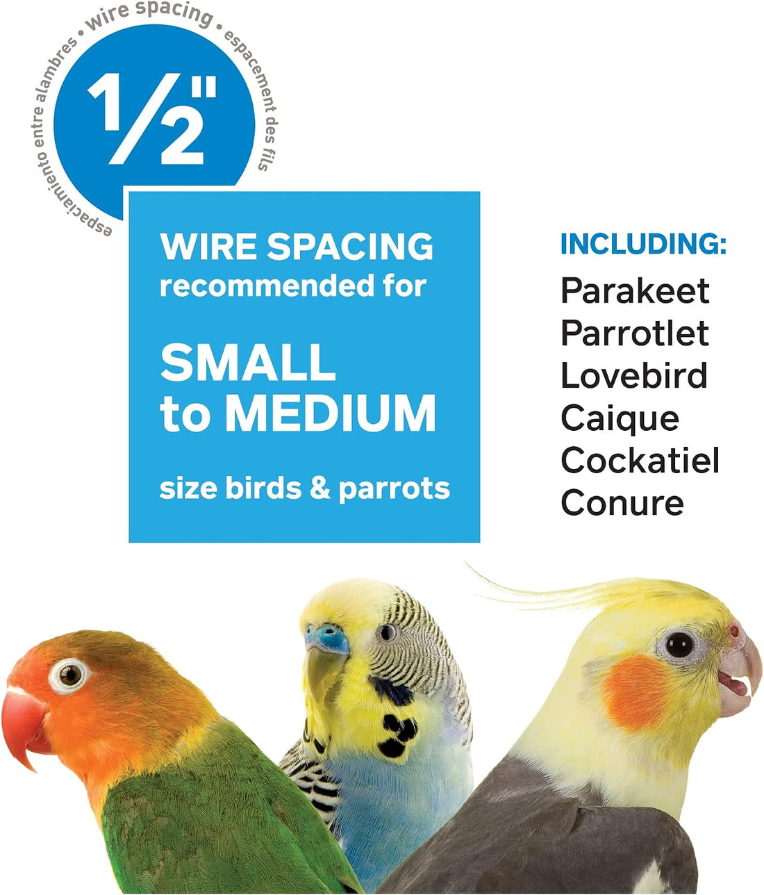 Prevue Pet Products Classic Round Bird Cage - Yellow and White