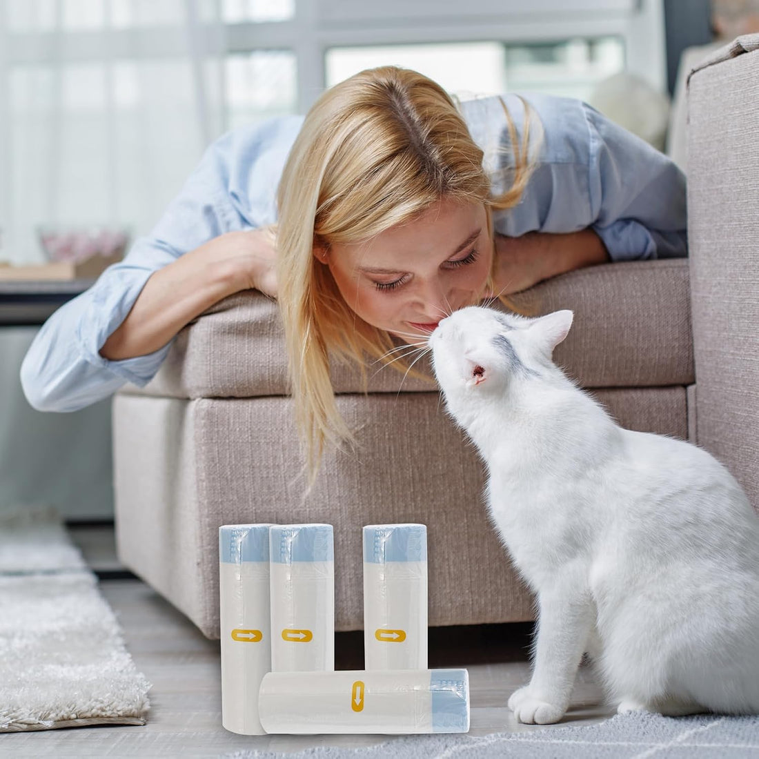 Litter Bags Compatible with Petcove,Durable Replacement Bags