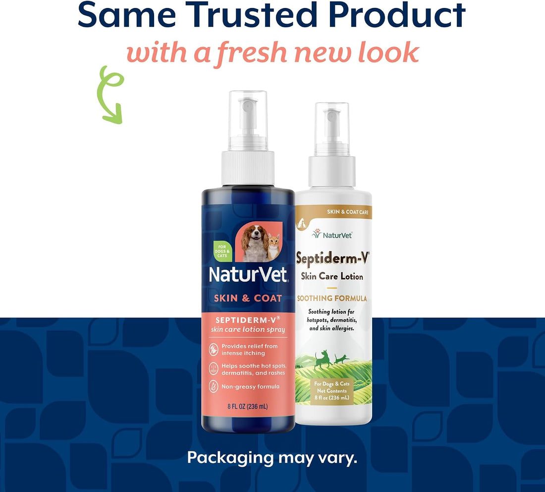 NaturVet Green Tree Septiderm-V Skin Care Lotion for Dogs & Cats