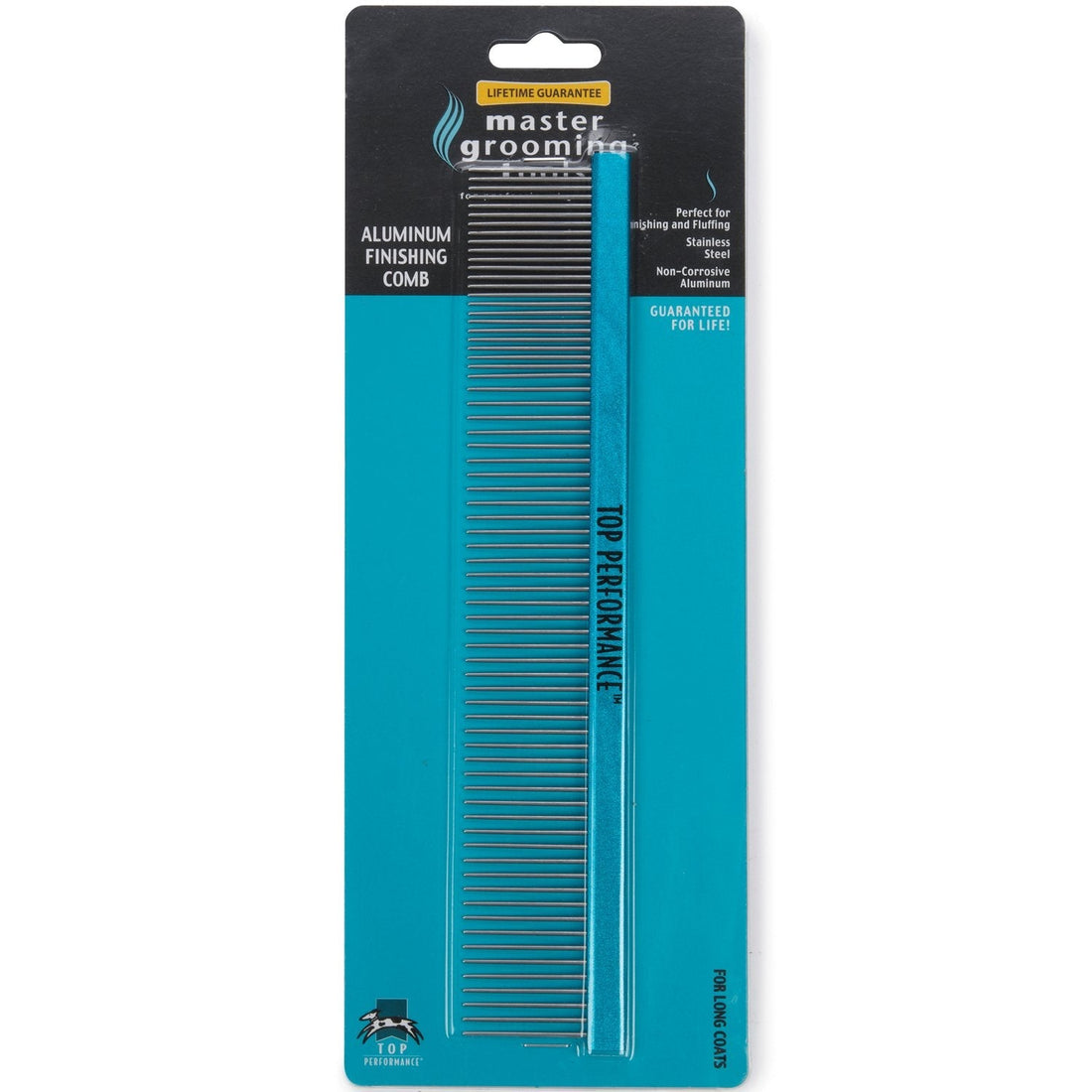 Master Grooming Tools Aluminum Finishing Comb — Versatile Combs