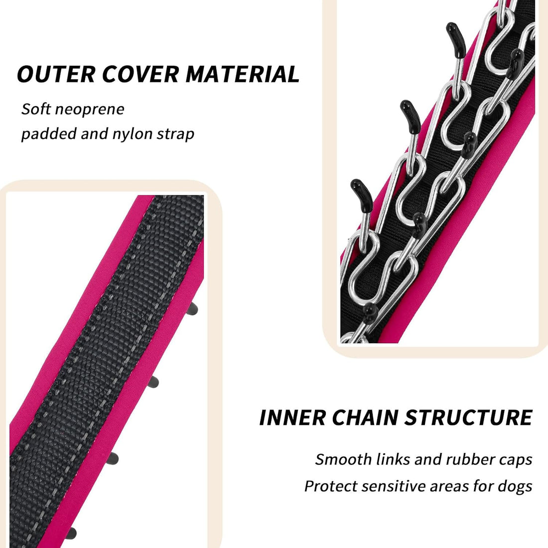 Martingale No Pull Dog Collar for Large Medium Small Dogs